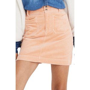 Madewell Corduroy A-Line Mini Skirt